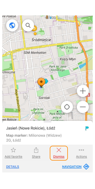 Mijanie znacznika iOS 1