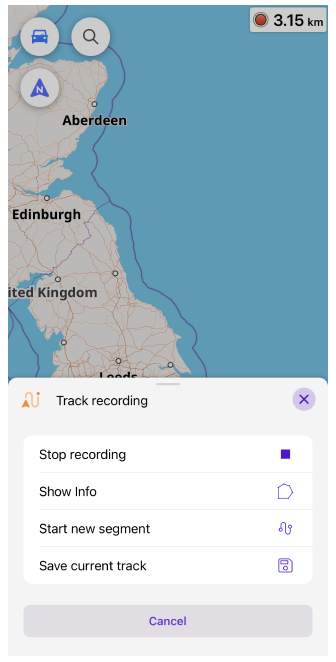 Zakończ nagrywanie w iOS