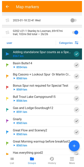 GPX do znaczników 1