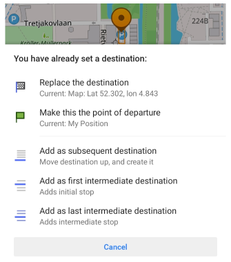Múltiplas Direções Android