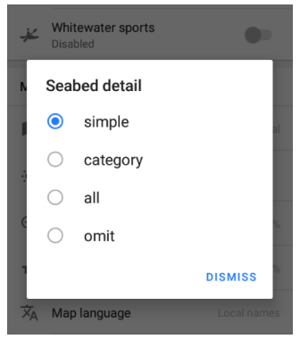 Detalhes do fundo do mar