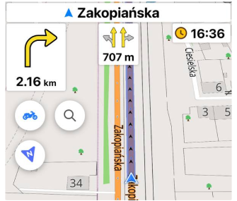 Widget de tempo de chegada Tempo para ir