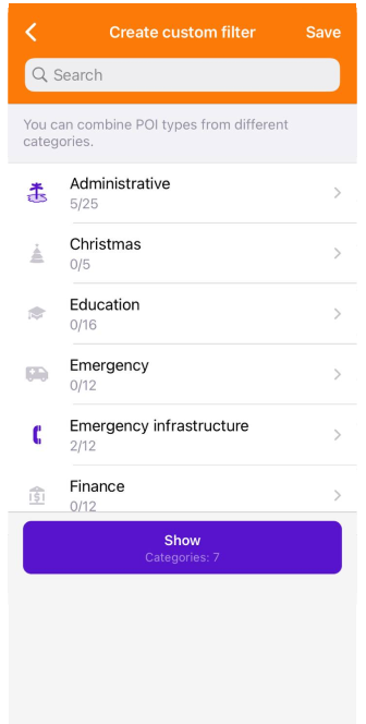 POI personalizado iOS