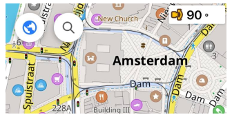Widget de inclinação da câmera iOS 1