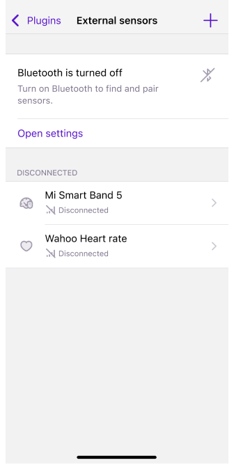 Plugin de sensores externos