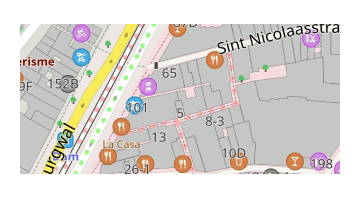 Parâmetro do mapa - Acesso à estrada