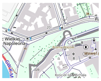 POI no estilo topográfico