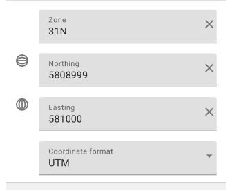 Koordinat Arama Android