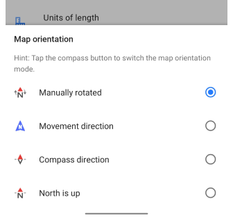 Pusula widget&#39;ı