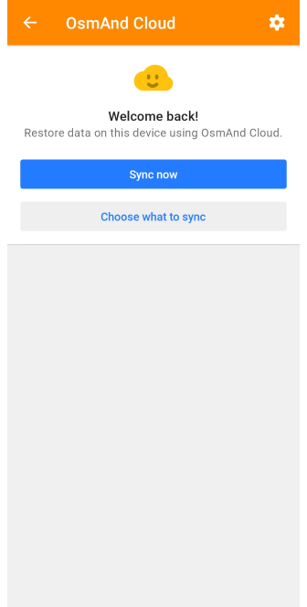 Вхід до OsmAnd Cloud