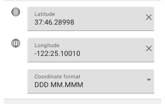 Пошук за координатами Android