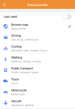 Загальні налаштування Профіль за замовчуванням iOS
