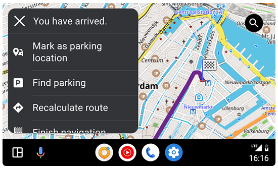 Завершення навігації