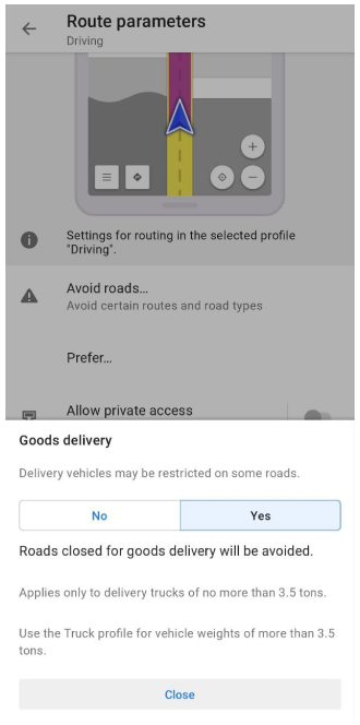Доставка товарів Android