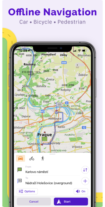 Офлайн-навігація iOS