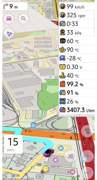 Налаштування OBD