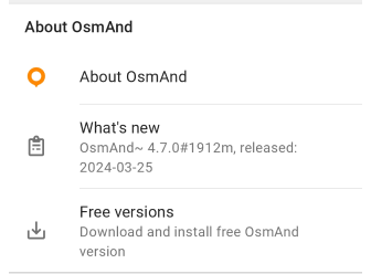 Знімок екрана офлайн-довідки Android