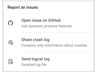Знімок екрана офлайн-довідки Android