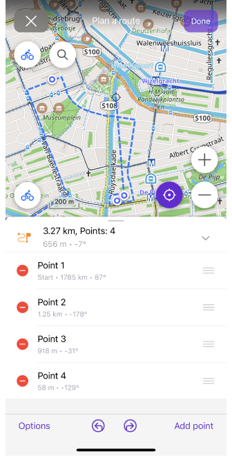 Планування маршруту iOS