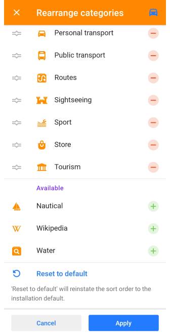 Пошук POI Android
